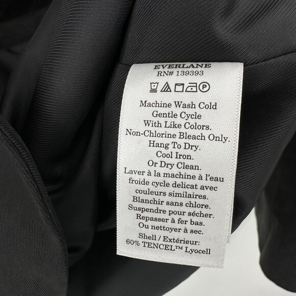 Everlane the tencel oversized blazer in black Size 2 - Picture 7 of 10